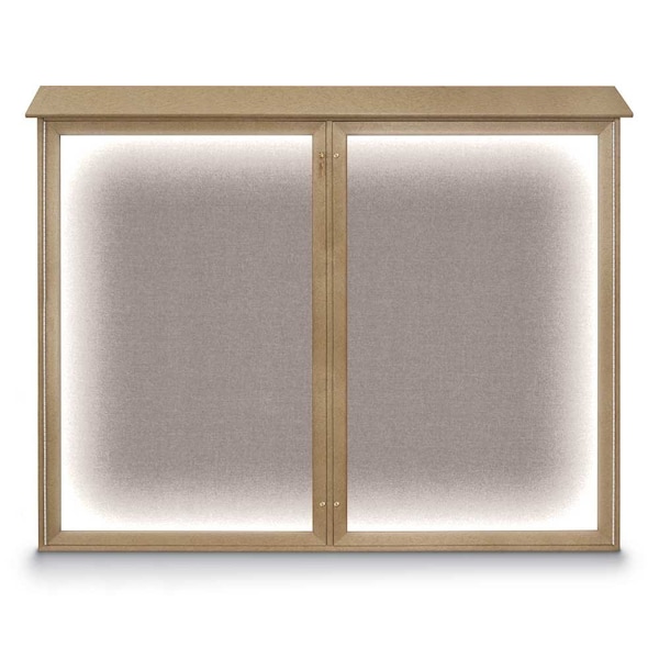 Double Door Enclosed Indoor Letterboard